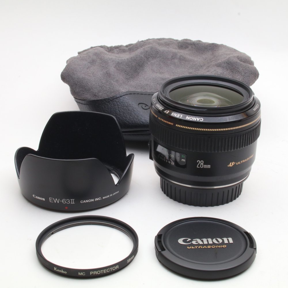 激安通販の Canon 単焦点レンズ EF28mm F1.8 USM フルサイズ対応