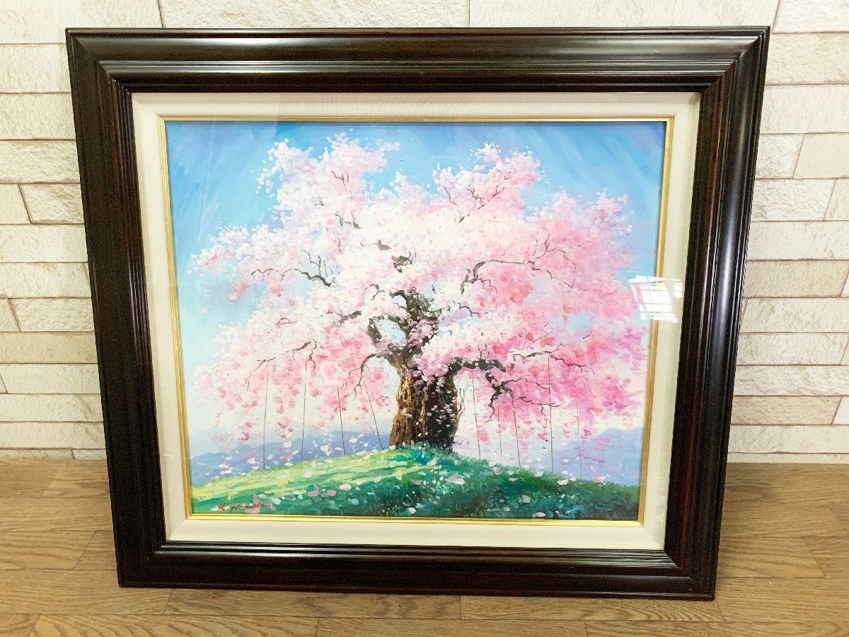 Yahoo!オークション - K.yamada 油絵 さくら 桜 油彩 絵画 肉筆 Yahoo!オークション - K.yamada 油絵 さくら 桜 油彩 絵画 肉筆
