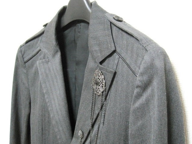  as good as new 5351PourLesHommes.\\5.7 ten thousand immediately complete sale brooch chain attaching car i knee herringbone 2B jacket 1 leather wjk 5351 pool Homme 44