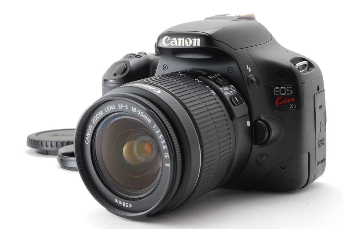 Canon EOS-kiss x4 レンズ付き:18-55mm 3.5-5.6-