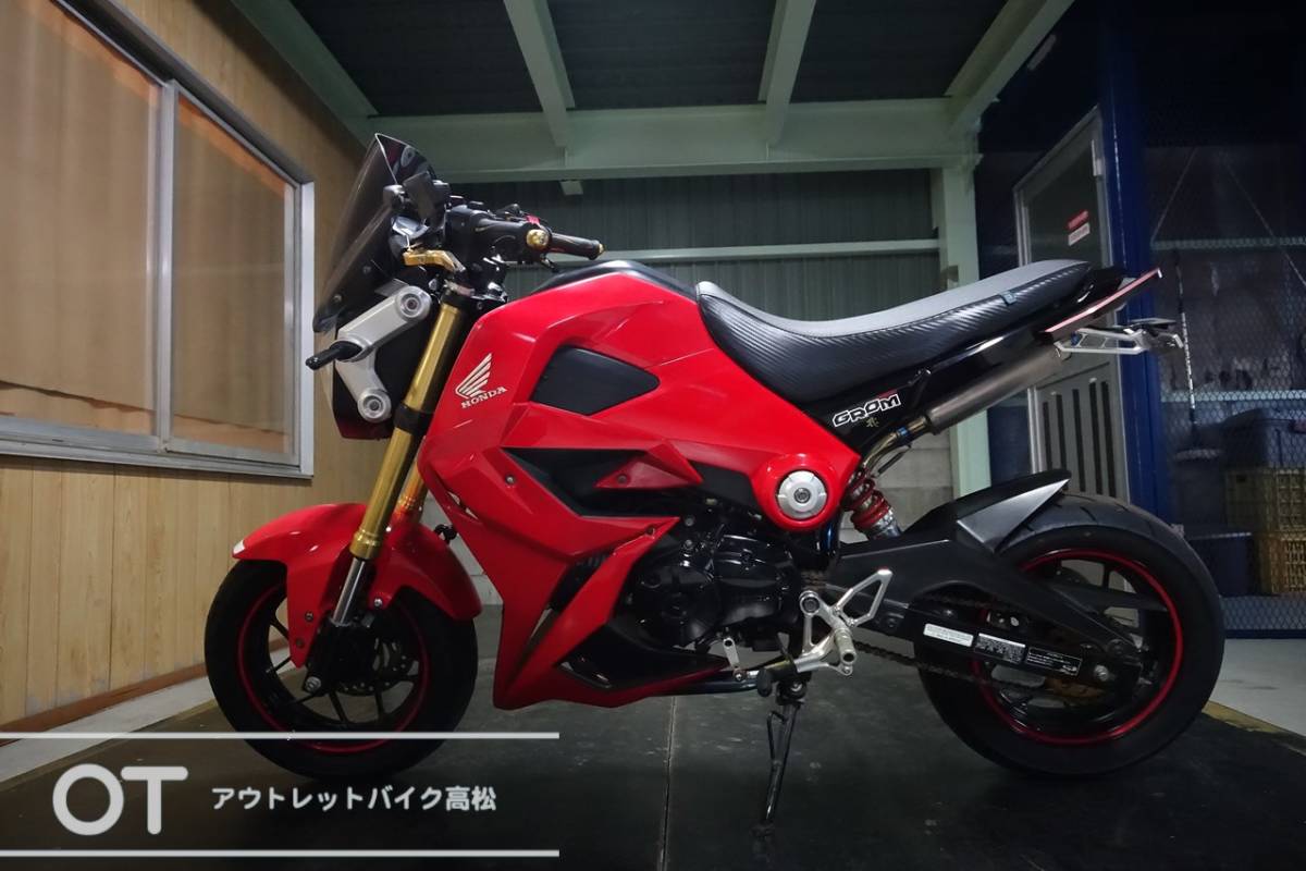 香川高松（大阪枚方・愛媛今治）グロム125（JC61）GROM カスタム多数の実動車！ S2709231_画像5