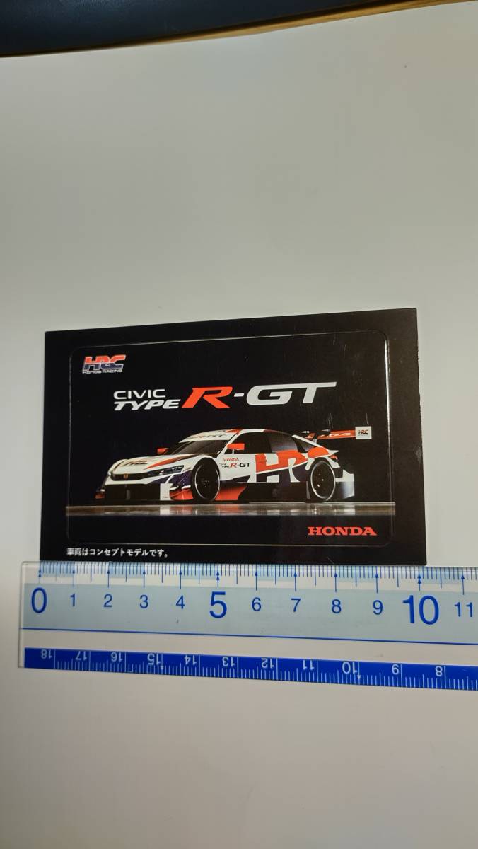 ステッカー ホンダ HONDA CIVIC TYPE R-GT コンセプトモデル ステッカー寸法54x86mm ②の画像1