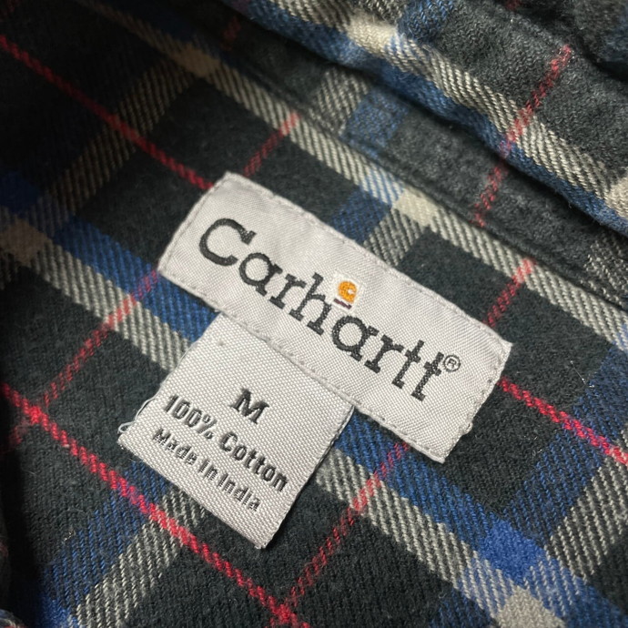 Carhartt カーハート 長袖 チェック柄 ネルシャツ メンズM_画像4