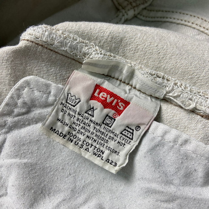 90年代 USA製 Levi's リーバイス 501 0612 ストレート カラー デニムパンツ メンズW33_画像8