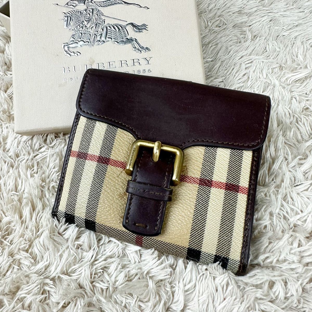 BURBERRY 二つ折り財布-