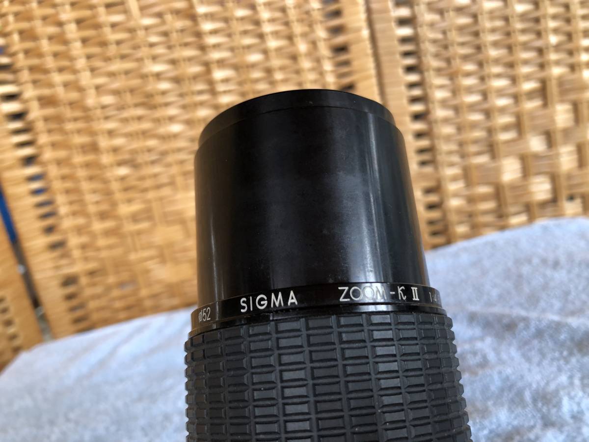 YU-1851　SIGMA シグマ レンズ ZOOM-K Ⅱ 1:4-5.6 f=70-210mm 一眼レフ カメラ　カメラレンズ　現状　MME 　宮崎　送料込み！