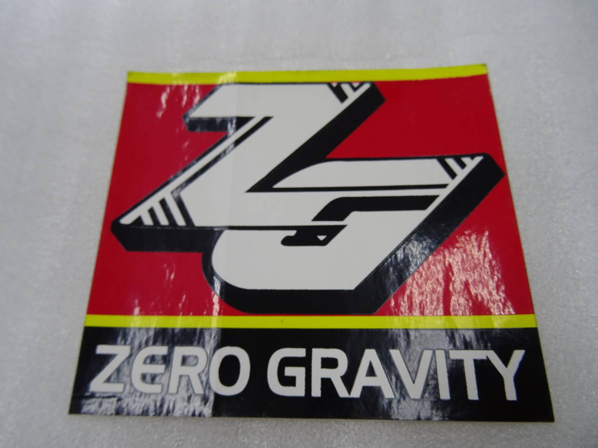 ZERO GRAVITY ゼログラビティー ステッカー_画像2