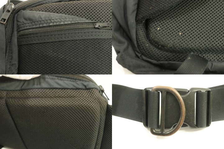 PORTER メンズウエストポーチ - EXTREME WAIST BAG PORTER - 黒 ブラック ロゴ【中古】_画像5