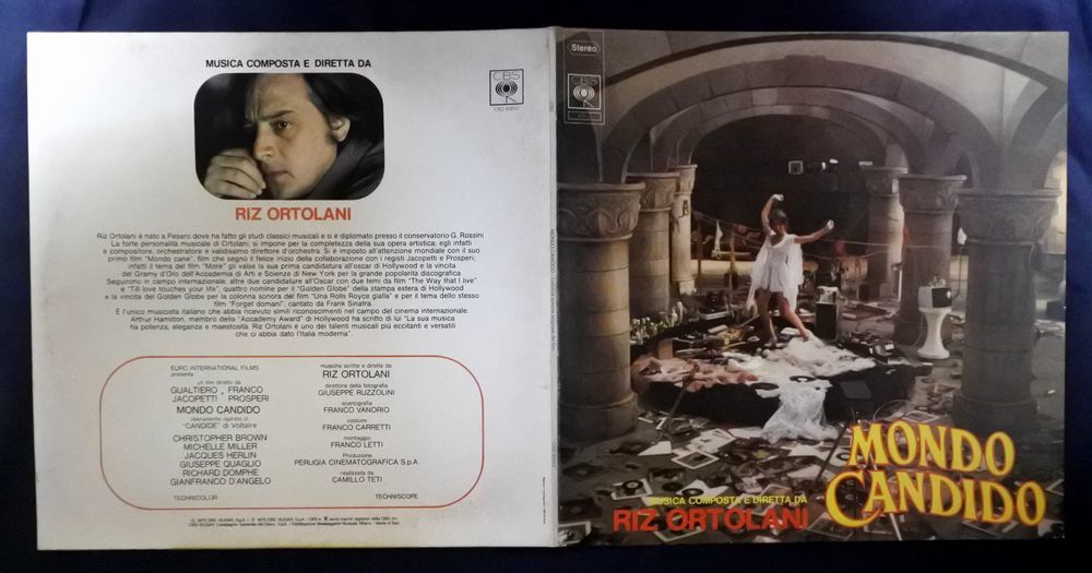 0( =^・_・^)=〇☆伊盤オリジナルLP★ヤコペッティの大残酷★リズ・オルトラーニ★Mondo Candido★Riz Ortolani★CBS 80652★☆