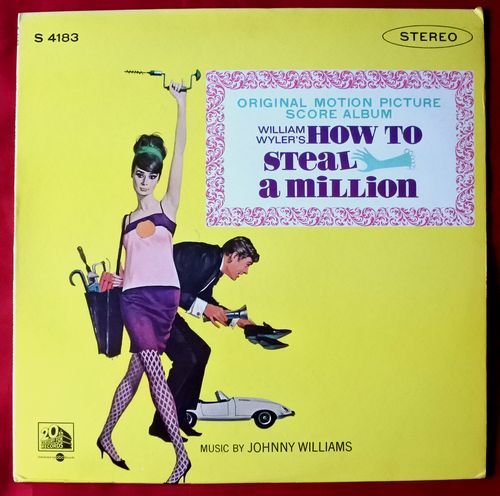 0( =^*_*^)=0* rice original * stereo record LP* stylish mud stick * Johnny * Williams *How to Steal a Million*Johnny Williams**