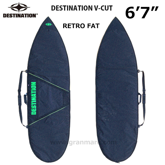 【新品・未使用】DESTINATION DAY BAG RETRO FAT V-CUT 6’7 ブラック ハードケース/デイバッグ/デスティネーション