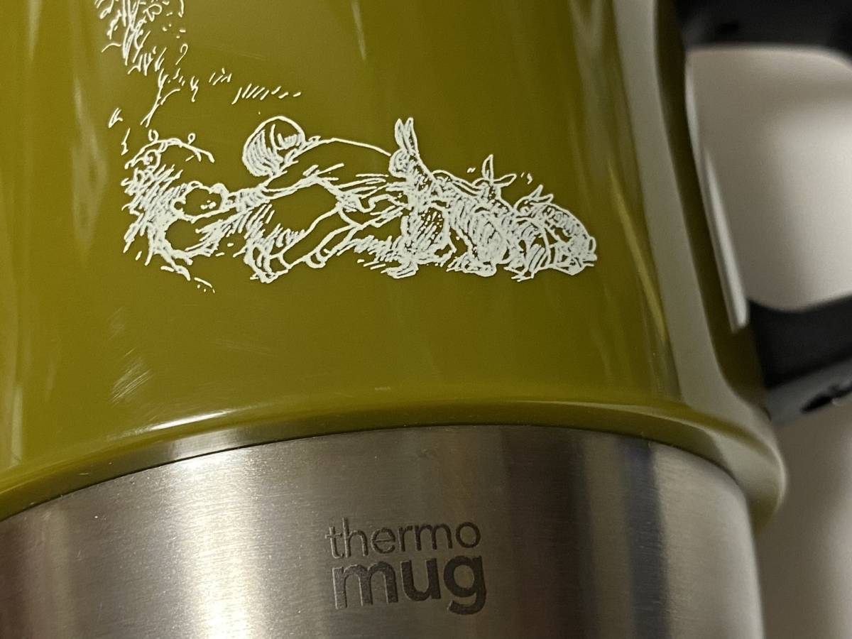 Disney ディズニー サーモマグ Thermo mug Classic Pooh プーさん Stacking mug 展示未使用品_画像3