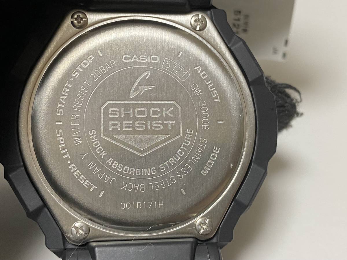 カシオ CASIO G-SHOCK タフソーラー TOUGH SOLAR GRAVITYMASTER グラビティマスター SKY COCKPIT スカイコックピット GW-3000B-1AJF 展示品_画像8