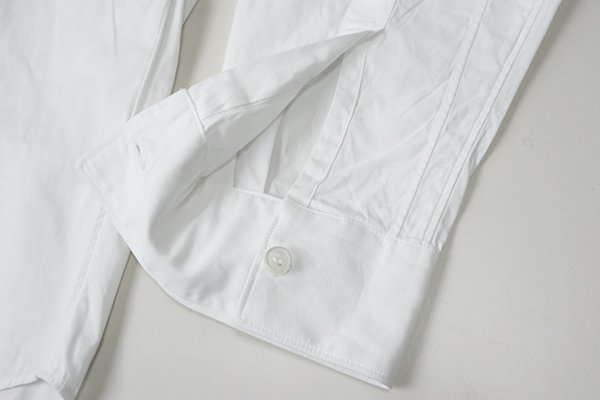 COMME des GARCONS SHIRT ◆ パッチワーク ジップデザイン 長袖 シャツ 白 Sサイズ コムデギャルソン ◆ K2C_画像5