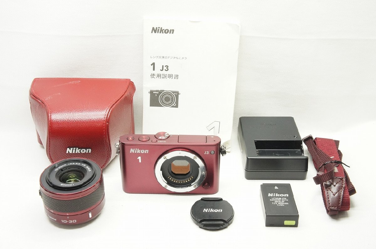 最も優遇 【アルプスカメラ】良品 Nikon 230812p ケース付 レッド