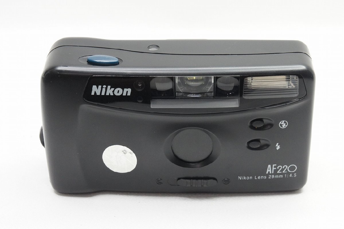 【アルプスカメラ】良品 Nikon ニコン AF220 (29mm F4.5) 35mmコンパクトフィルムカメラ 230904ah
