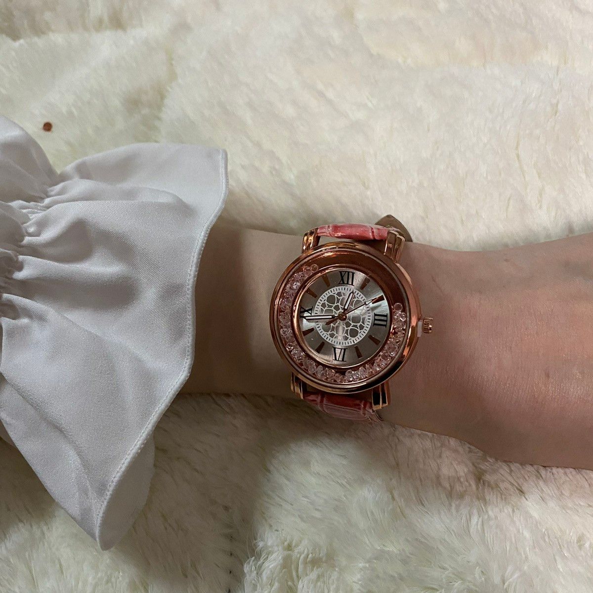 733【人気商品】レディース 腕時計 クォーツ ピンク お洒落 アイテム