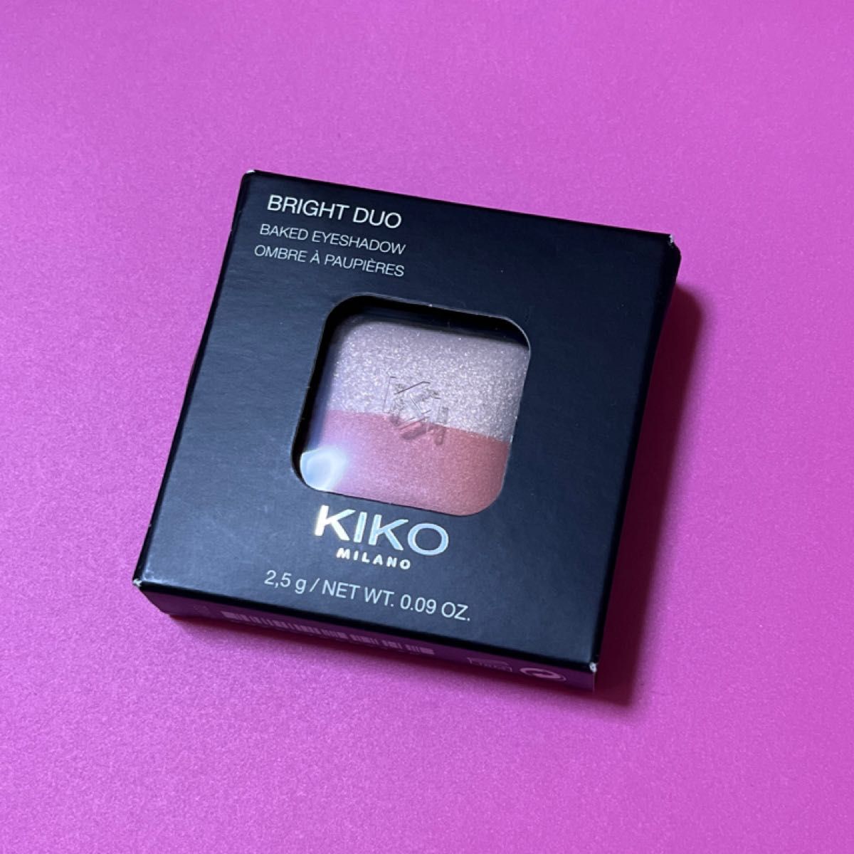 キコミラノ　KIKO MILANO ブライトデュオベイクドアイシャドウ01 アイシャドウ　