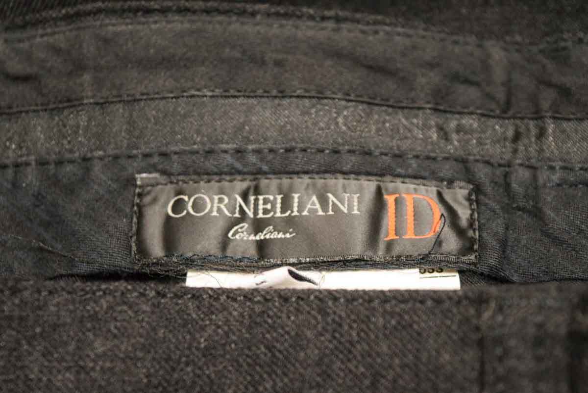 イタリア製 CORNELIANI コルネリアーニ フラノウール ストレート パンツ W34 L29 L 冬 (H0092602)_画像4