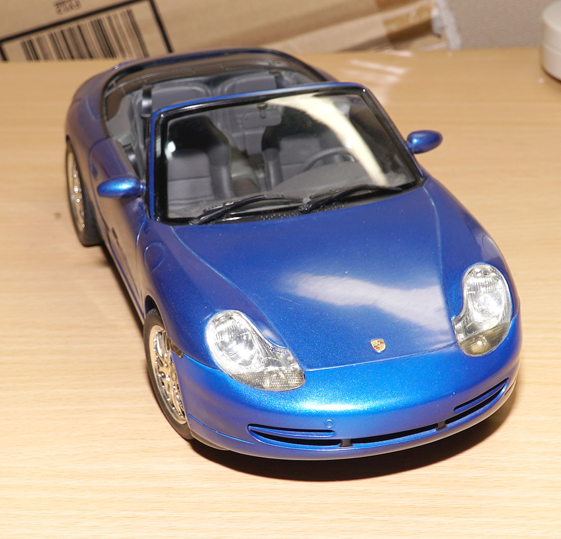 1/18 ポルシェ Porsche 911 カブリオレ cabriolet（996型）ブルー ホットウィール ミニカー ダイキャスト 本体のみ 箱なし 送料無料_画像6