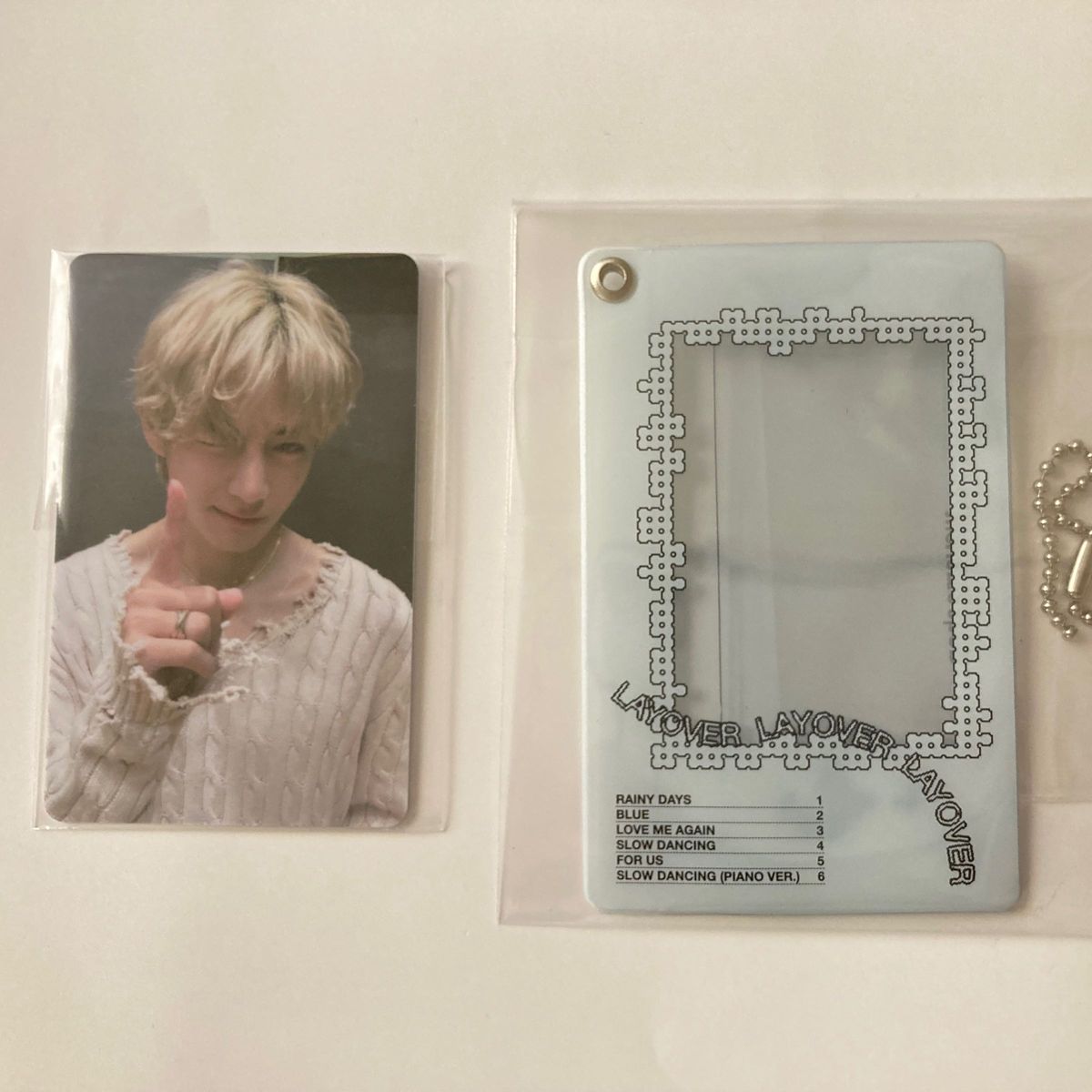 BTS V テテ アルバム「Layover」weverse 特典 PVC トレカ & フォト