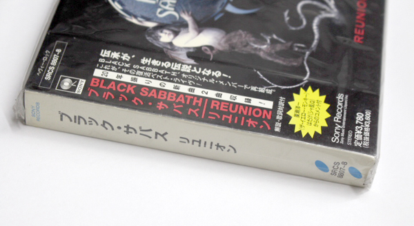 未開封 BLACK SABBATH ブラック・サバス 【REUNION リユニオン】2CD 初回限定特典バックステージパス(レプリカ)封入_画像3