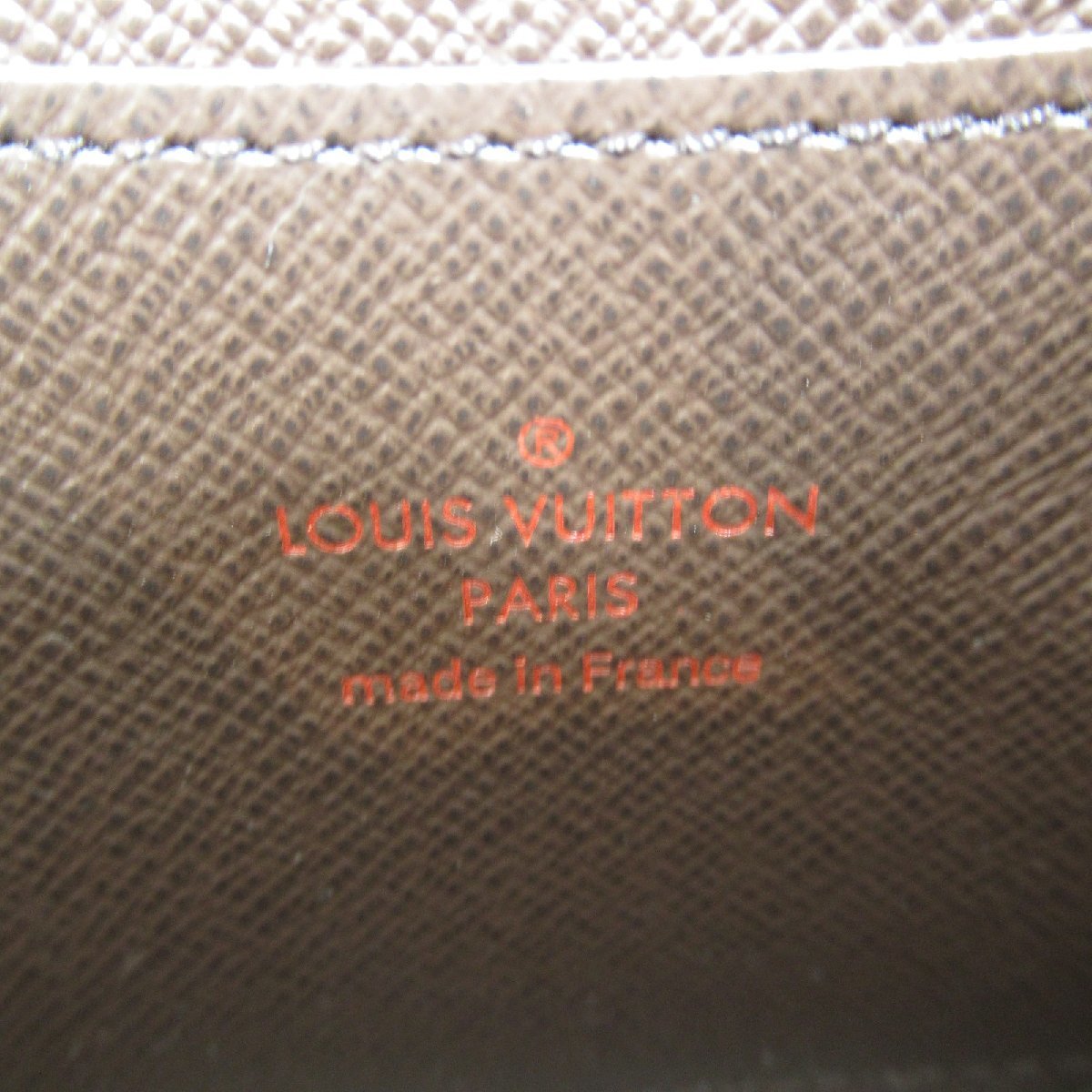 LOUIS VUITTON ルイ・ヴィトン コインケース ジッピー・コインパース ブラウン系 ダミエ 中古 ユニセックス_画像6