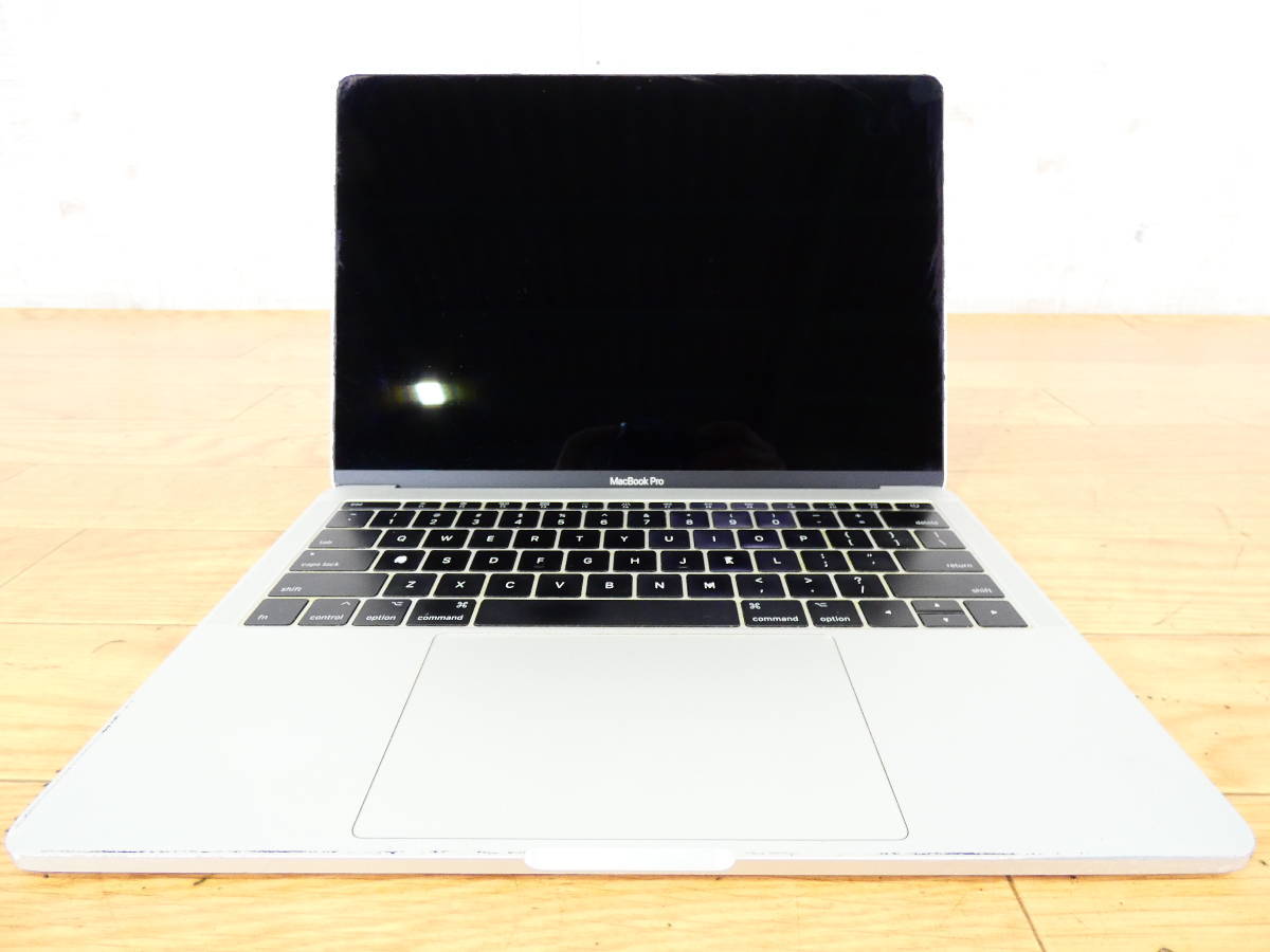 【通電。ファン短時間回転】Apple MacBook Pro Retina 13-inch 2017 A1708 EMC3164/CPU ?/?GB/256GB SSD/AC欠品_画像1