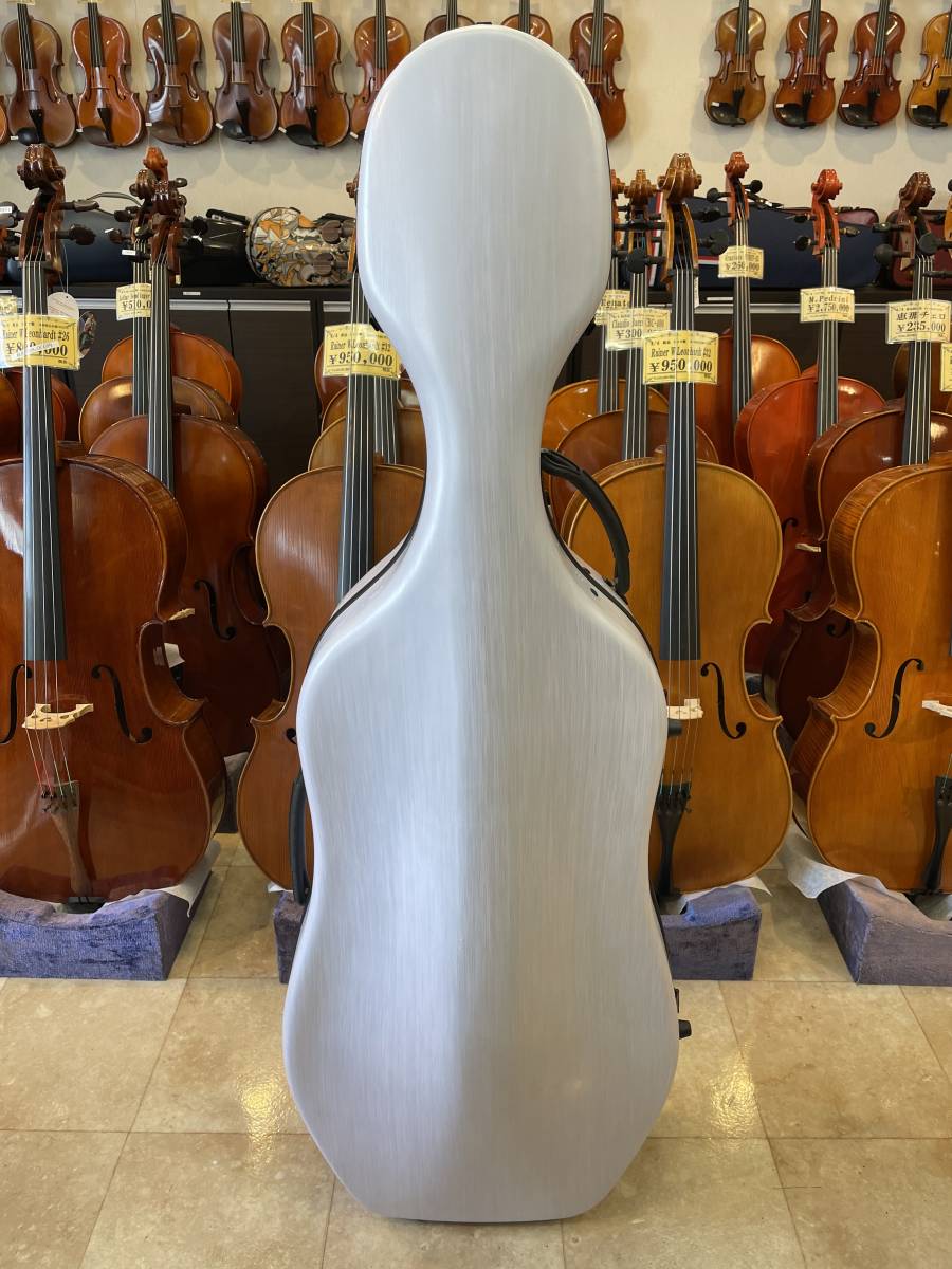  contrabass case [ musical instruments shop exhibition ]* new goods * contrabass hard case 4/4 size for white 1 number popular!! to the carrying . very convenience!!