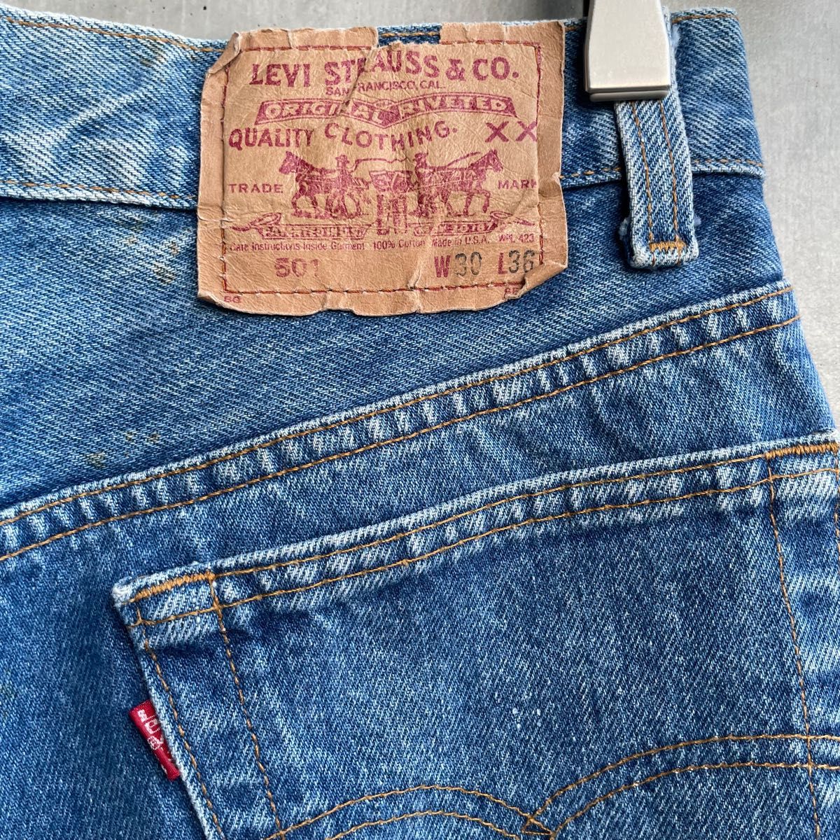 90年代 USA製 Levi's 501 デニム ジーンズ W30 L36