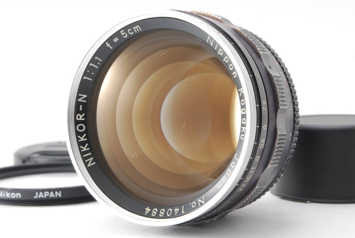 日本光学 Nippon Kogaku S マウント ニコン Nikon Nikkor N 5cm 50mm f1.1 外爪 #393