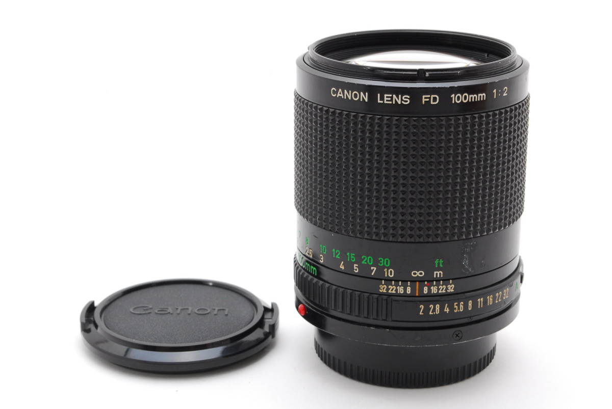 新発売の キャノン Canon New FD NFD 100mm f2 MF Lens #455 -キヤノン