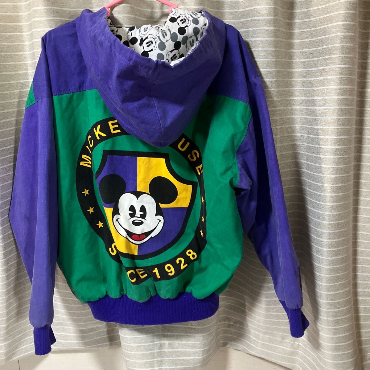 希少 90'sDisney ミッキーマウス リバーシブル ジャンバー 古着 希少 90'sDisney ミッキーマウス リバーシブル ジャンバー 古着