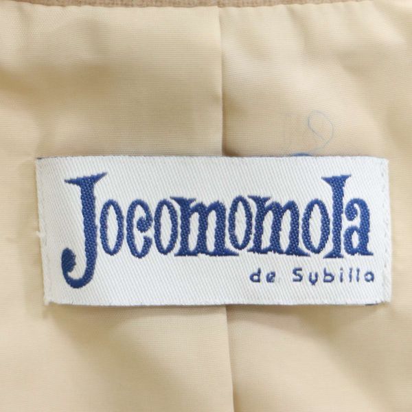 Jocomomola ホコモモラ シビラ 秋冬 衿付き♪ ウール ショート ジャケット Sz.40　レディース　K3T00337_9#N_画像5