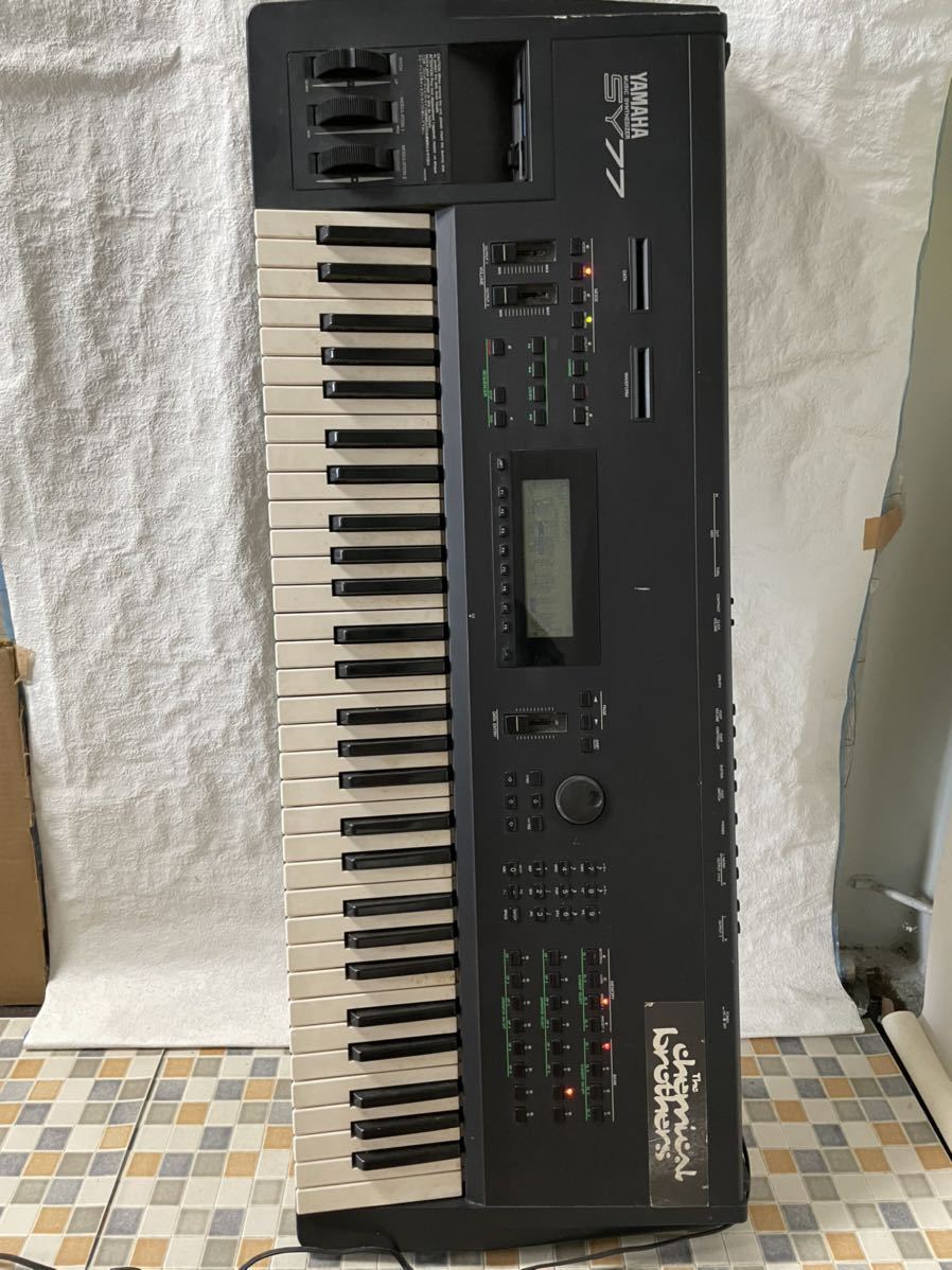 YAMAHA SY77 シンセサイザー MUSIC SYNTHESIZER - 楽器/器材