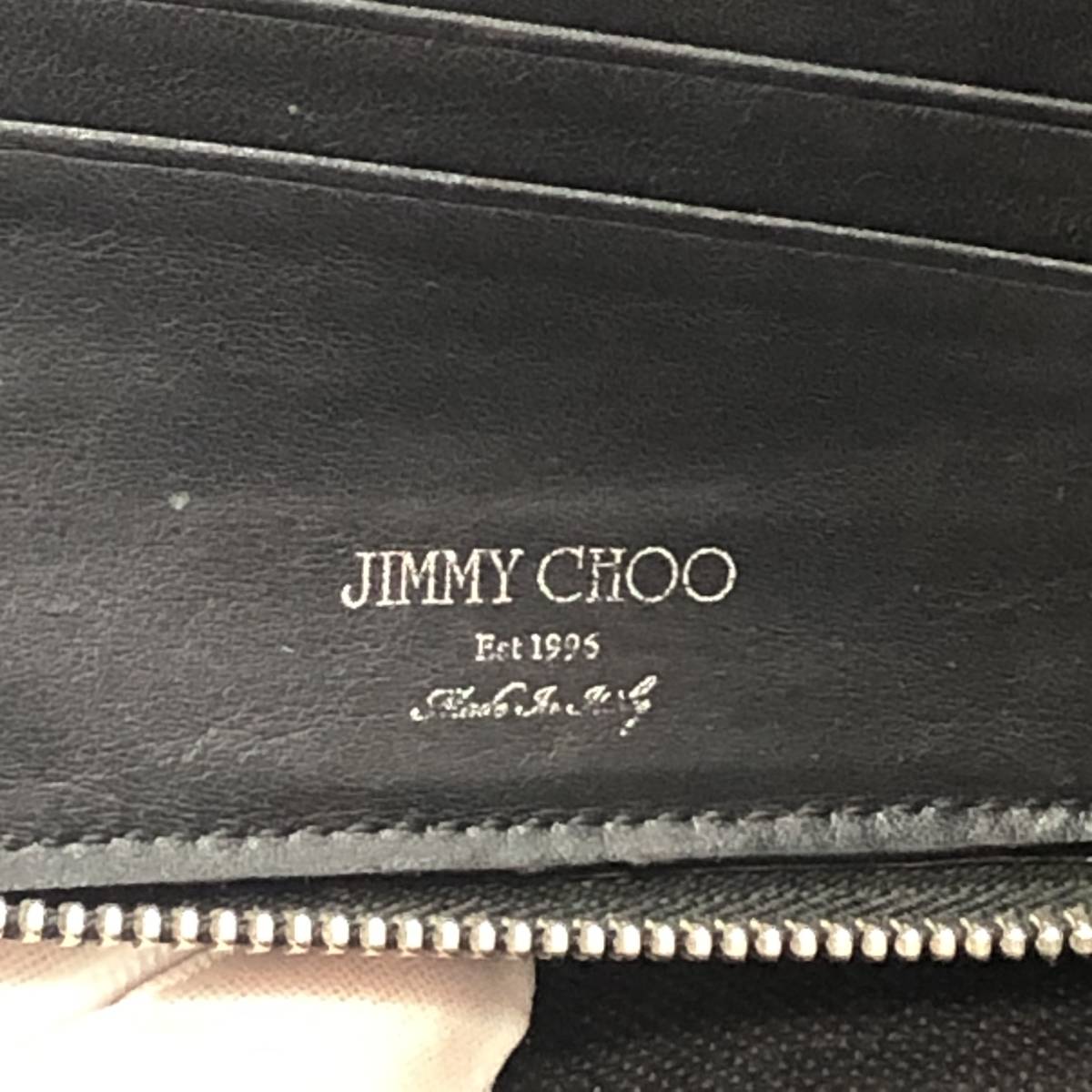 JIMMY CHOO 二つ折り財布　ウォレット 1995年 ブラック 黒_画像3