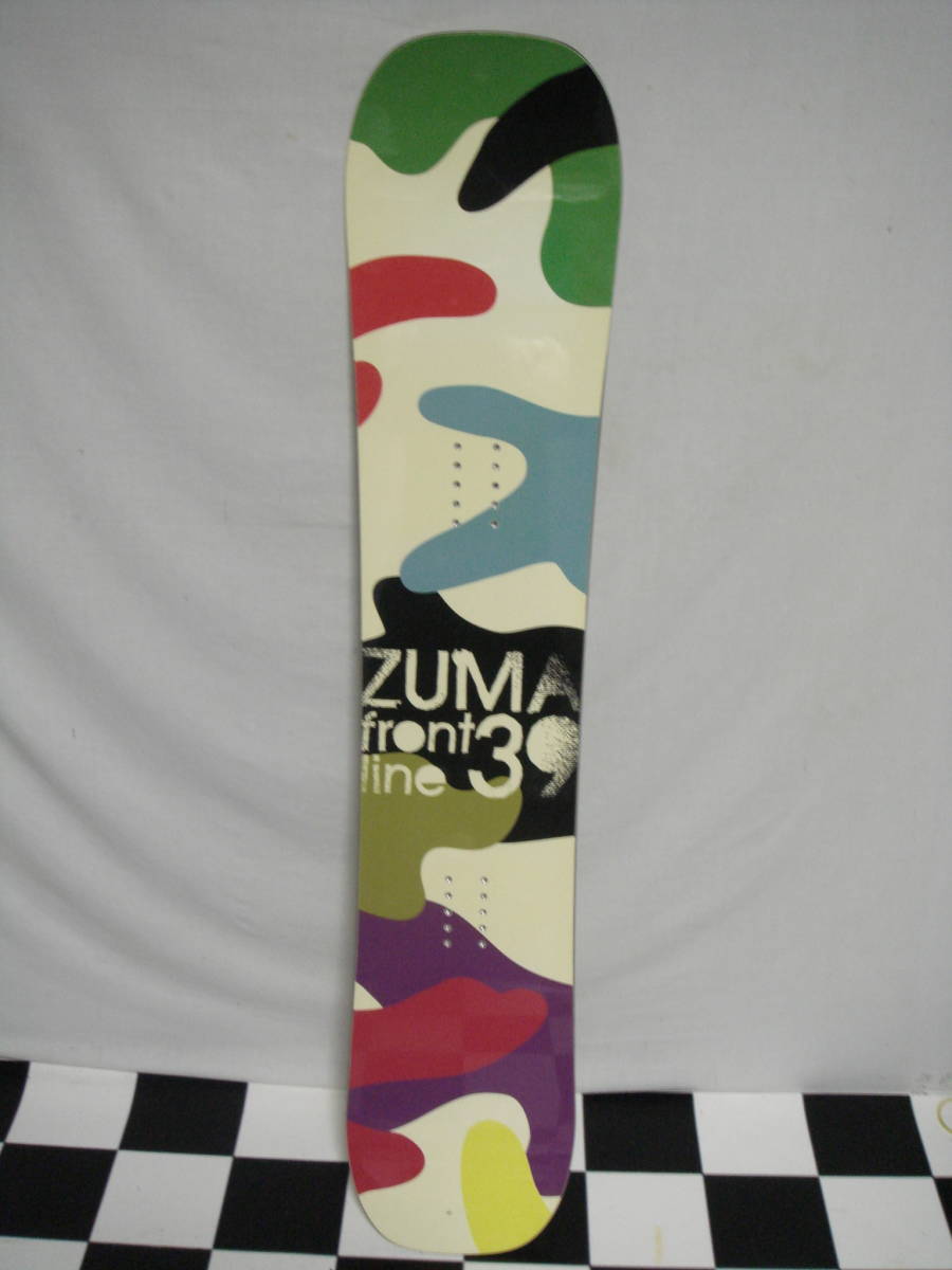 メンテ可 スノーボード ZUMA １39cm 美品 フラットロッカータイプ
