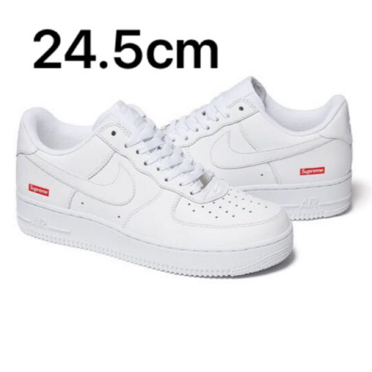 新品未使用 24 5cm US6 5 SUPREME NIKE AIR FORCE 1 LOW WHITE