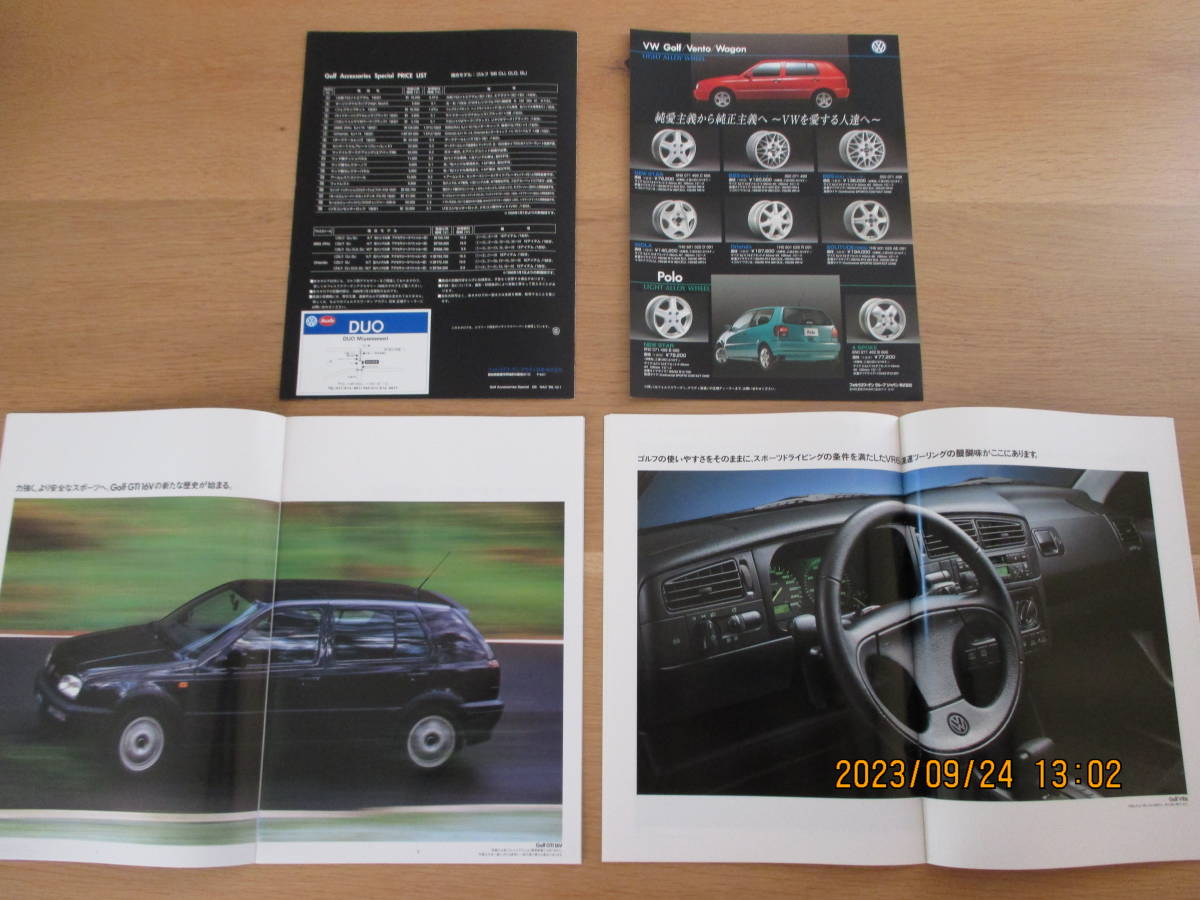 VW Golf 16V /VR6 /GLi/CLi Accessories Special カタログ3SET_画像4