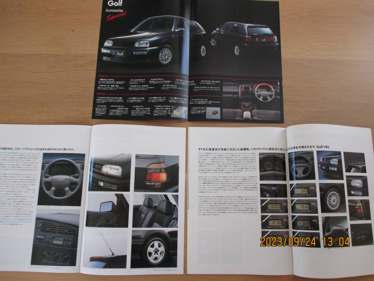 VW Golf 16V /VR6 /GLi/CLi Accessories Special カタログ3SET_画像7