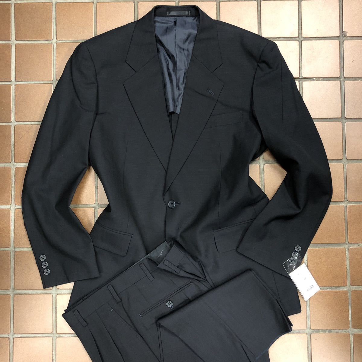 アウトレット価格【新品】紳士服　背広　メンズ スーツ　セットアップ/未使用タグ付/サイズXL AB7/王道カラー★紺/センターベンツ　2タック