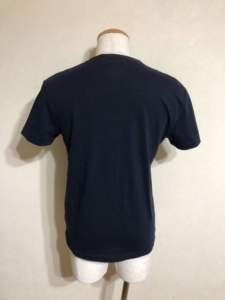 Abercrombie & Fitch アバクロンビー&フィッチ クルーネック Tシャツ トップス サイズS 半袖 ネイビー 170/92A _画像2