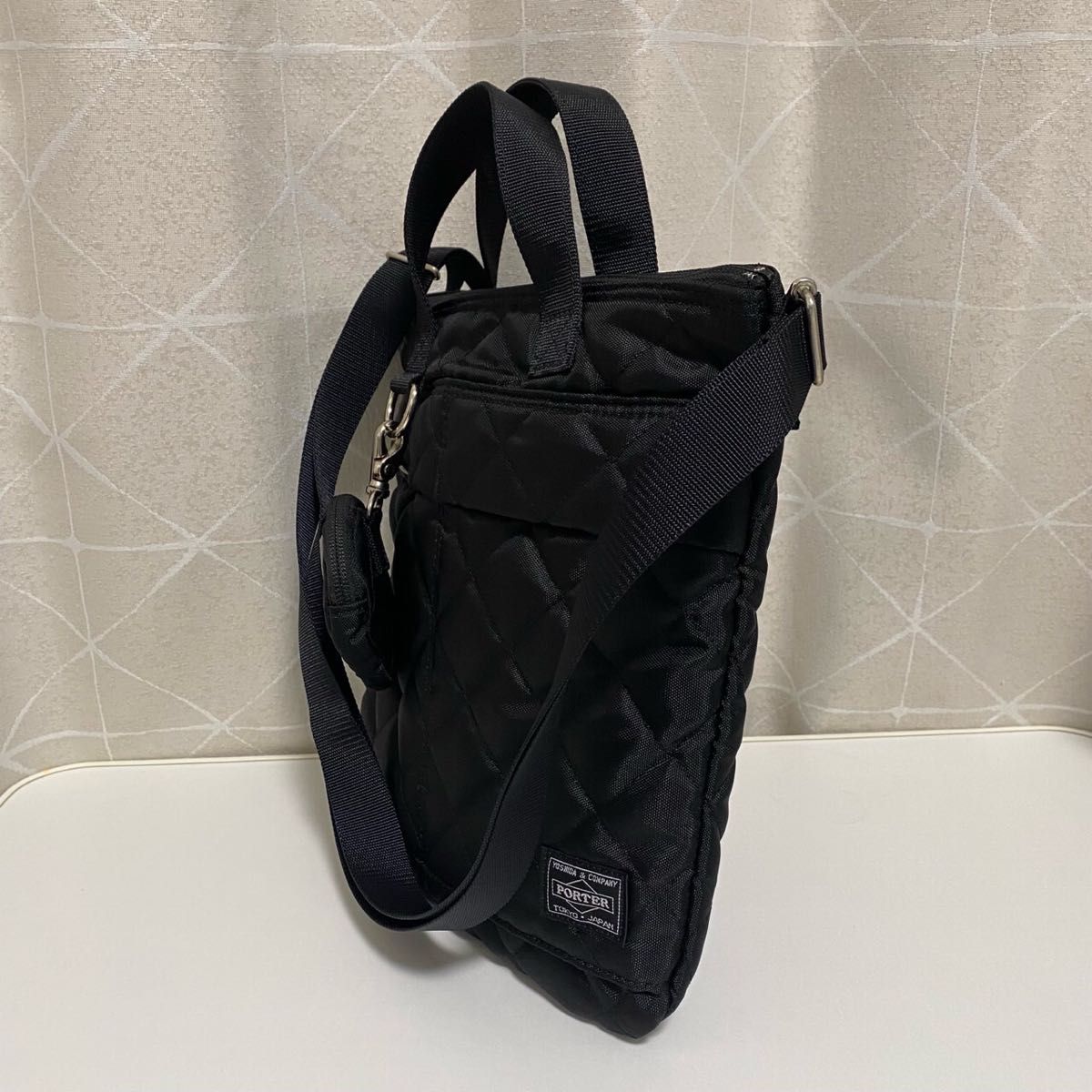 希少 PORTER studious別注 ヘルメットバッグ ミニ キルティング 希少 PORTER studious別注 ヘルメットバッグ ミニ キルティング