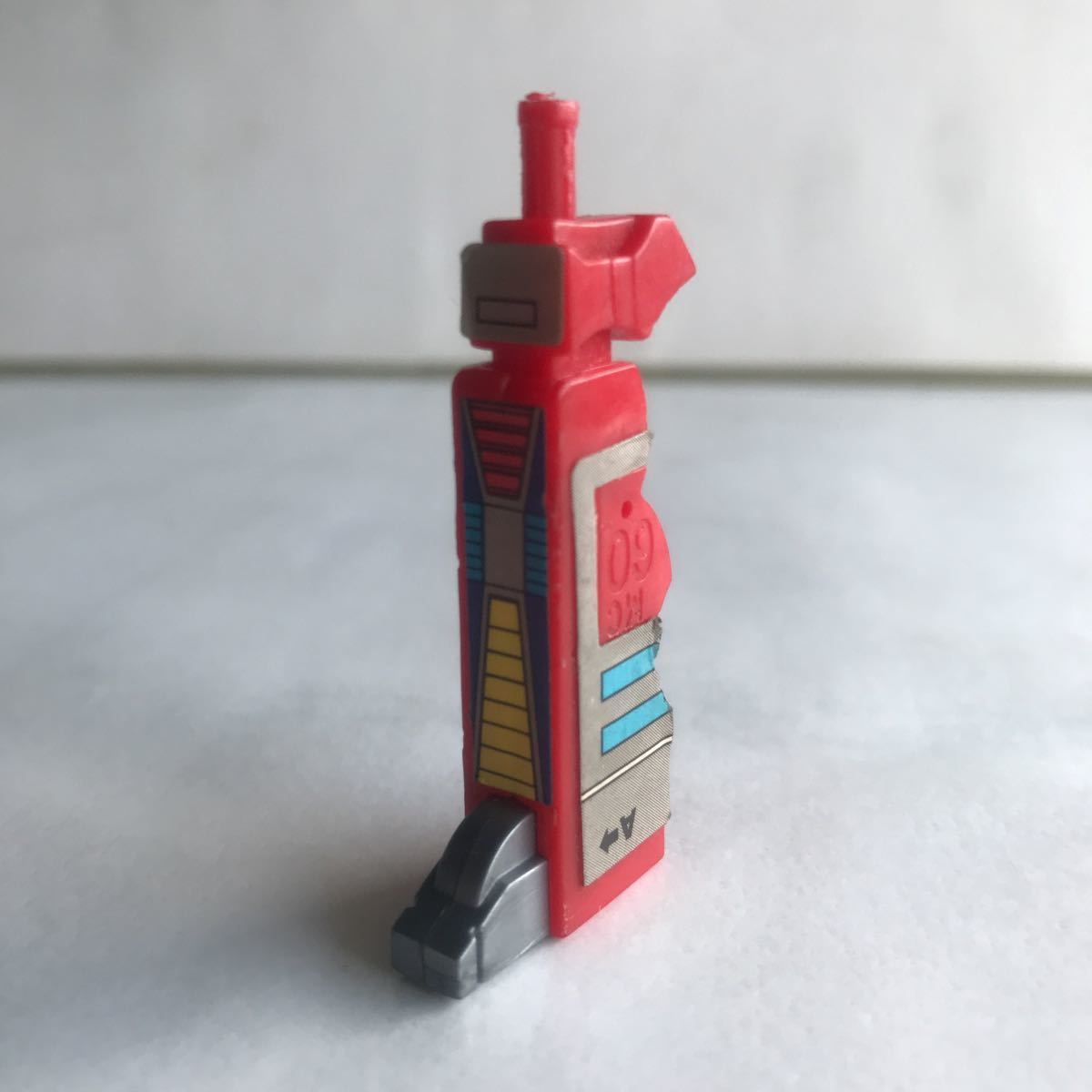 ■昭和レトロ ミクロマンガム ミクロカセット 足パーツミニプラ トランスフォーマー カバヤ当時物a■検おまけ食玩昔古い玩具超合金ロボット