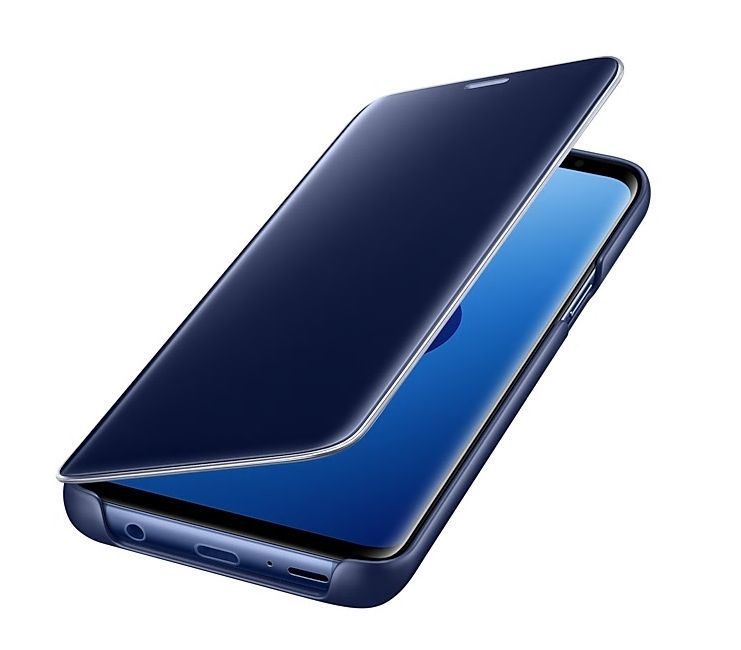 Galaxy S9 ◆ (5.8インチ)用 CLEAR VIEW STANDING COVER カバー【海外版純正】 ブルー Samsung ロゴ オフィシャル【並行輸入品】_画像4