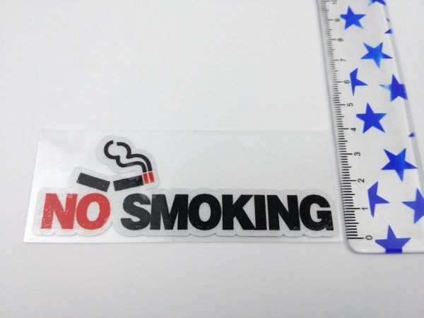 バイク 車用 NO SMOKINGシール 禁煙 防水ステッカー 切り抜き_画像4