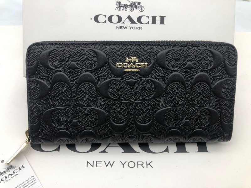 人気提案 長財布 COACH コーチ 財布 f53834 アコーディオンラウンド
