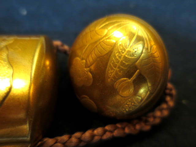 代購代標第一品牌-樂淘letao-・即決【古都京都】「金蒔絵印籠B-295