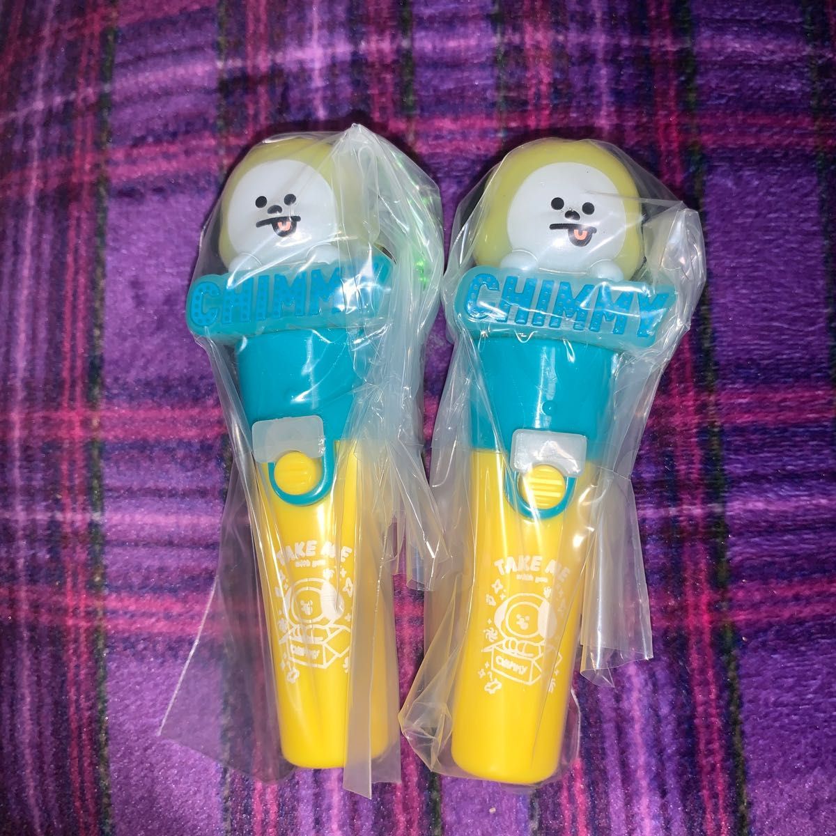 チミー　BTS BT21 ライトスティックチャーム　キーホルダー　玩具　セット