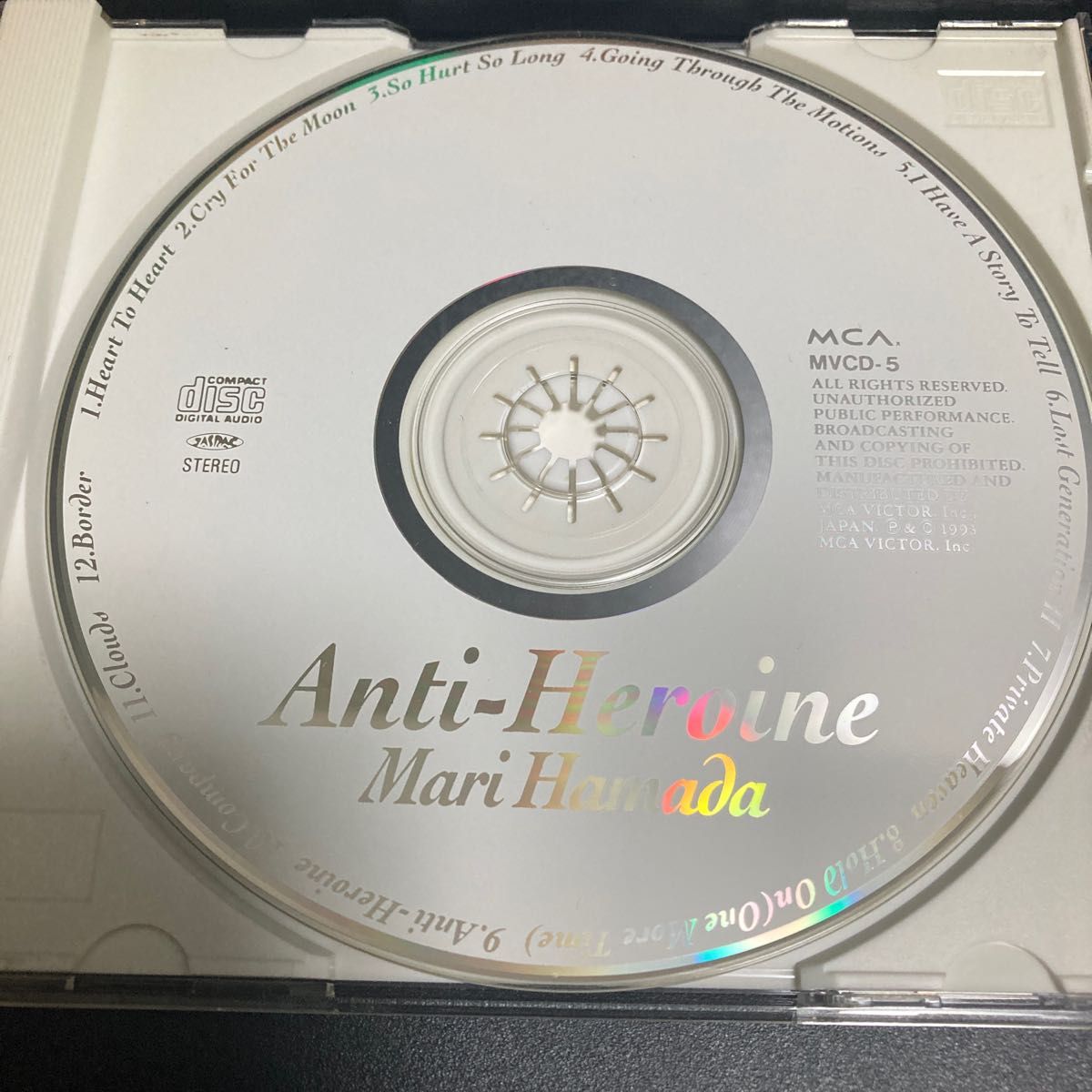 浜田麻里　Ａｎｔｉ-Ｈｅｒｏｉｎｅ　CD